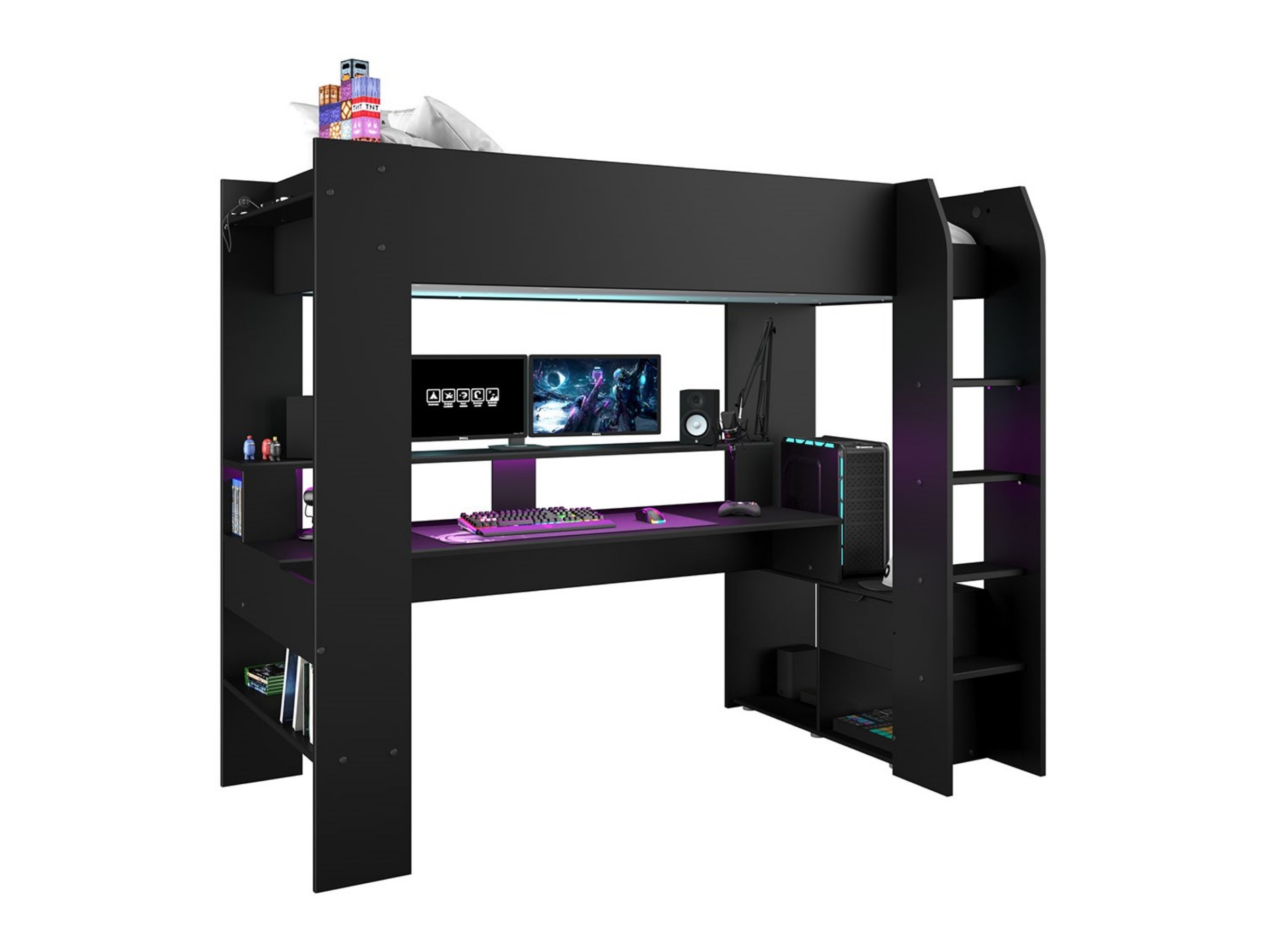 Online Gaming Loftseng 90x200 - Sort