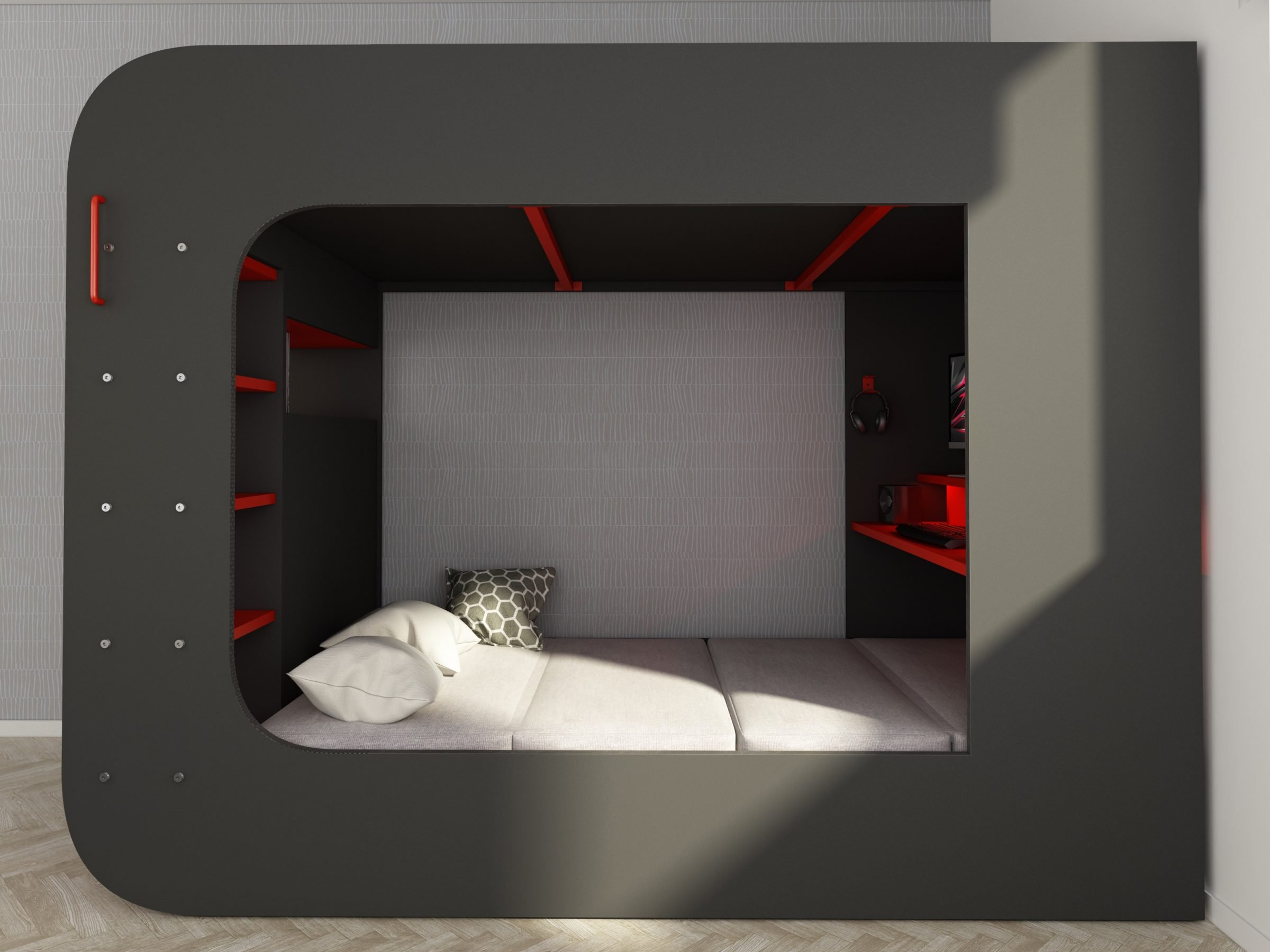 Ultimate Gaming Loftseng 120x200 - Sort