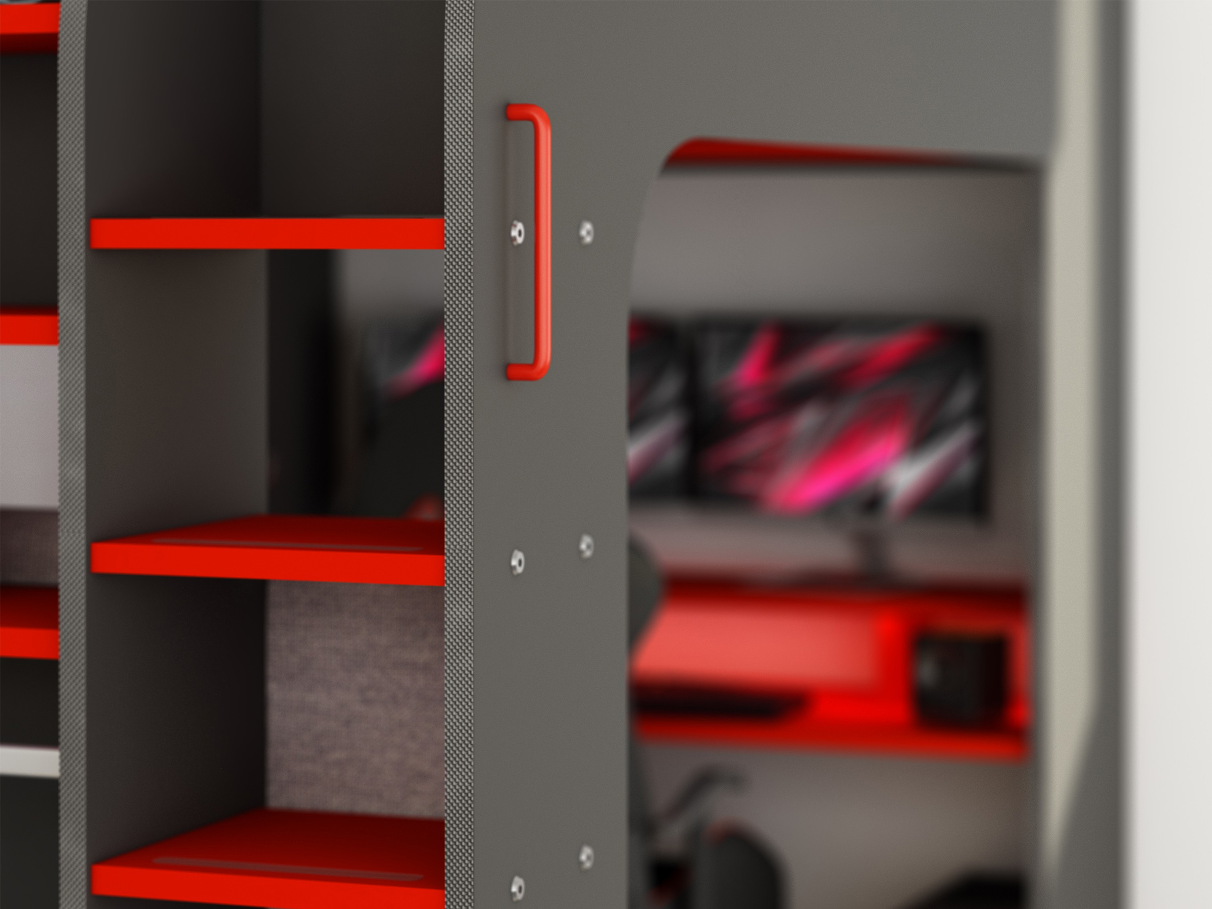 Ultimate Gaming Loftseng 90x200 - Sort