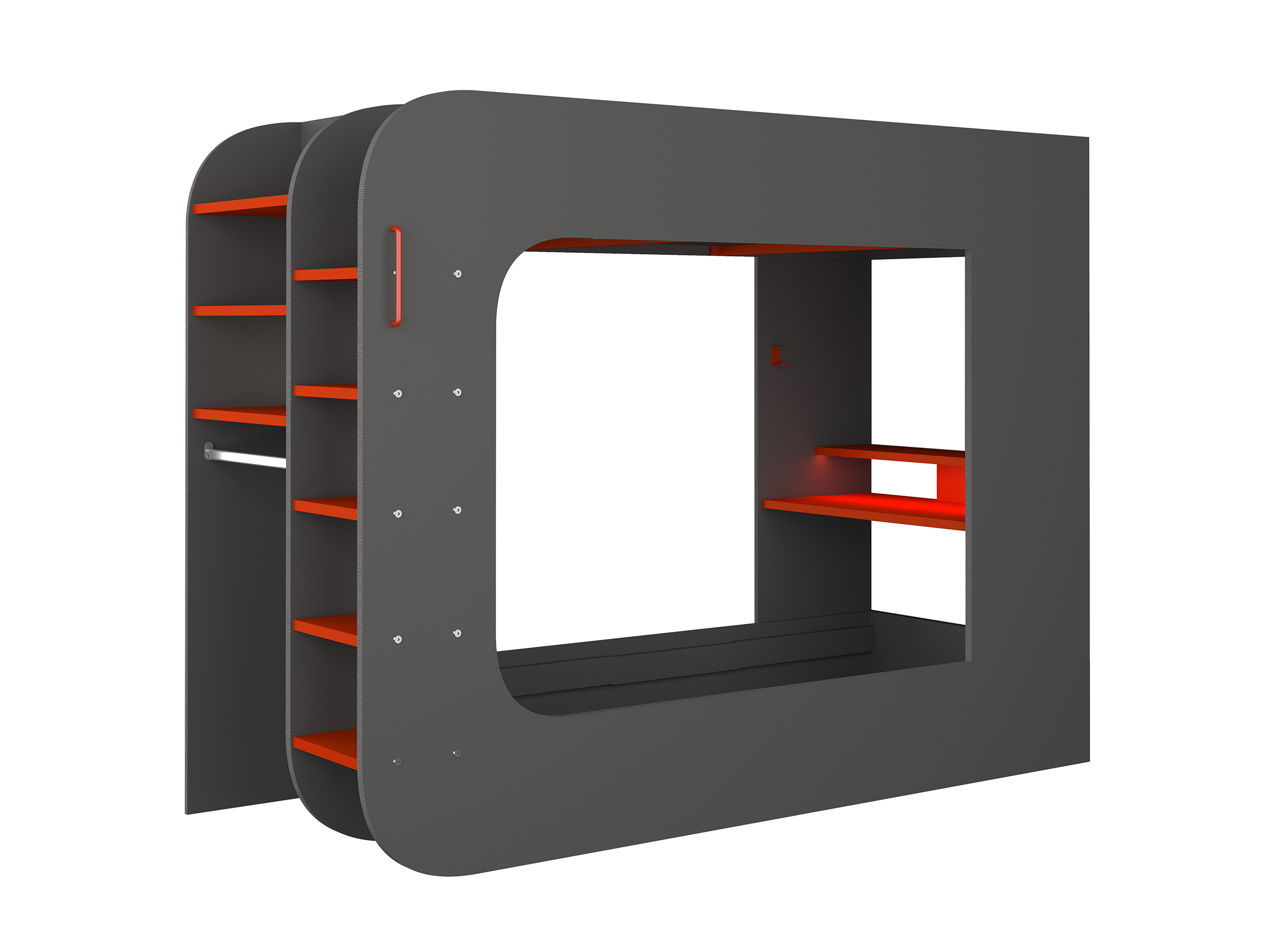 Ultimate Gaming Loftseng 90x200 - Sort