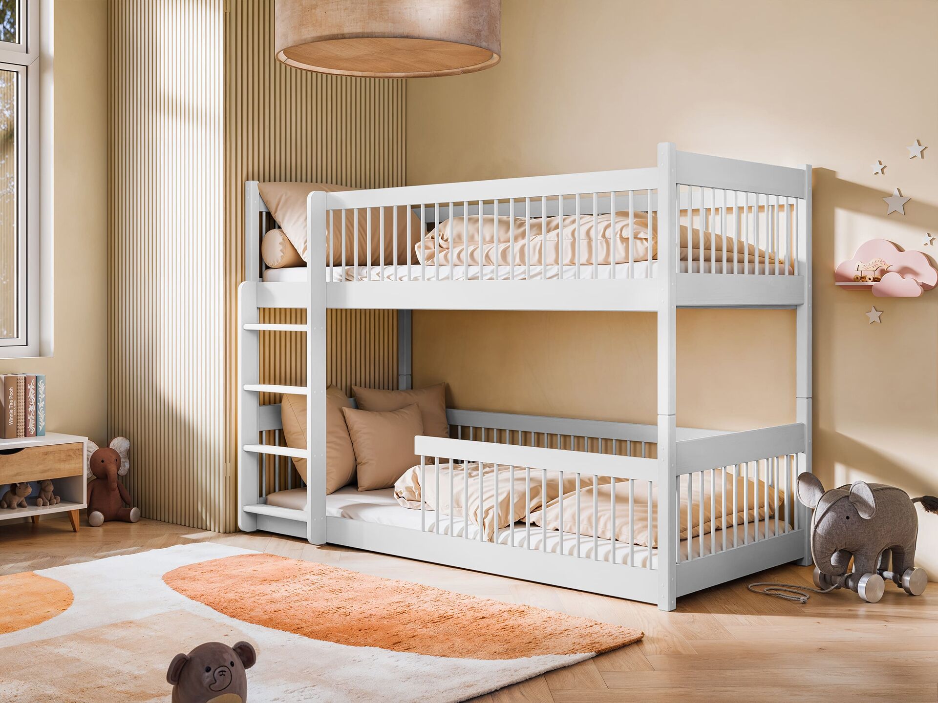 Boston Køyeseng 80x180 - Hvit