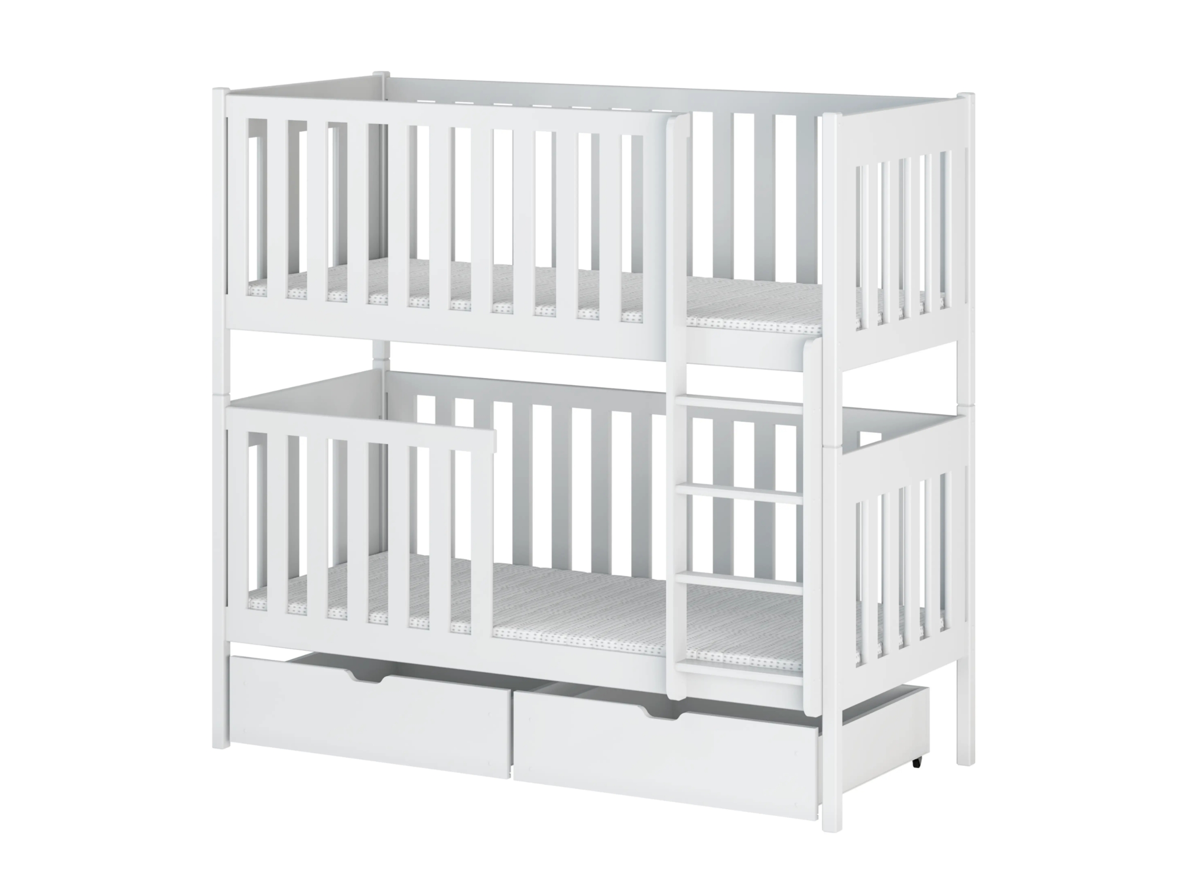 Dawid Køyeseng med Skuffer 90x200 - Hvit