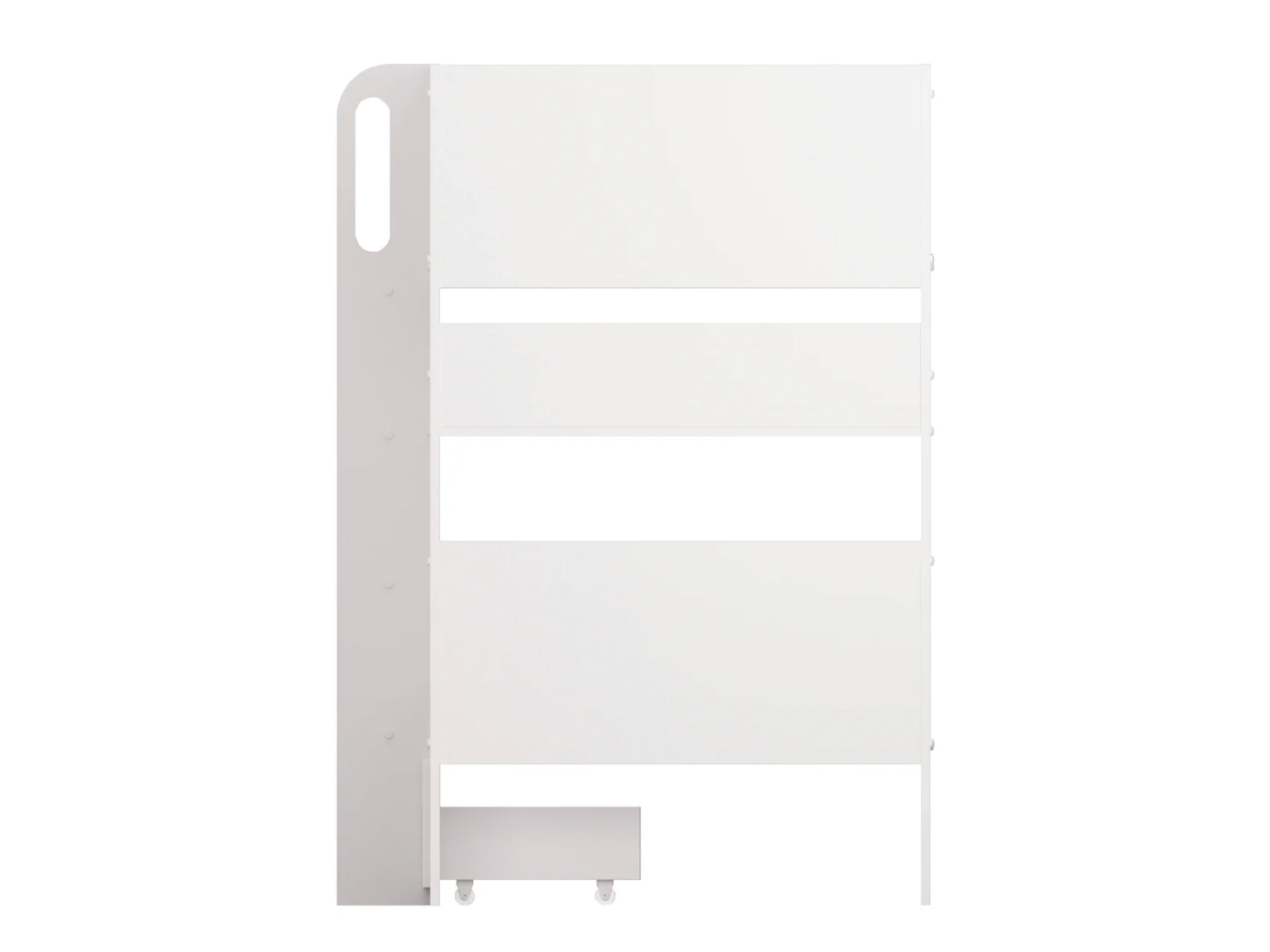 Milo Køyeseng med Skuffer 90x200 - Hvit