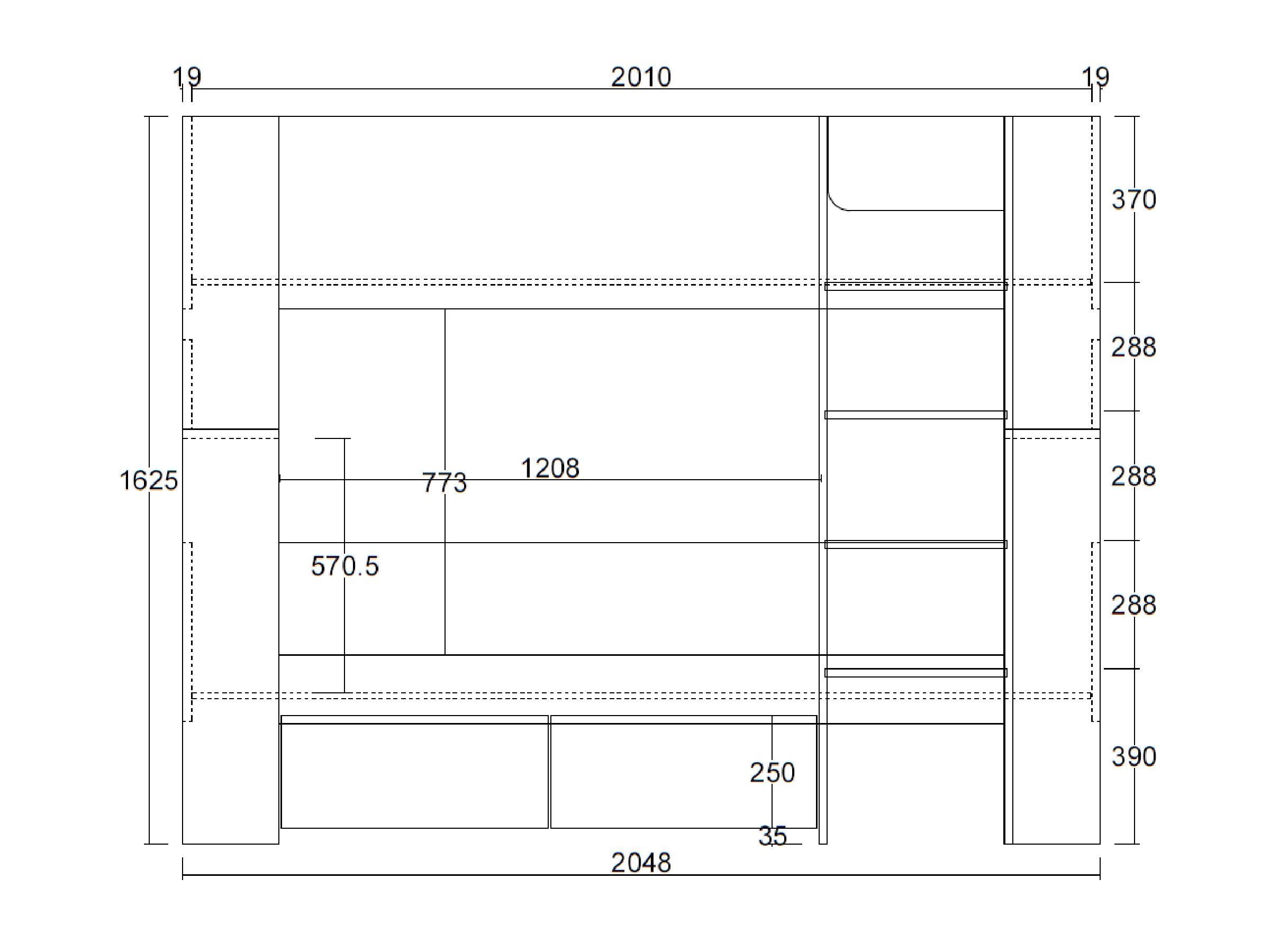 Milo Køyeseng med Skuffer 90x200 - Hvit