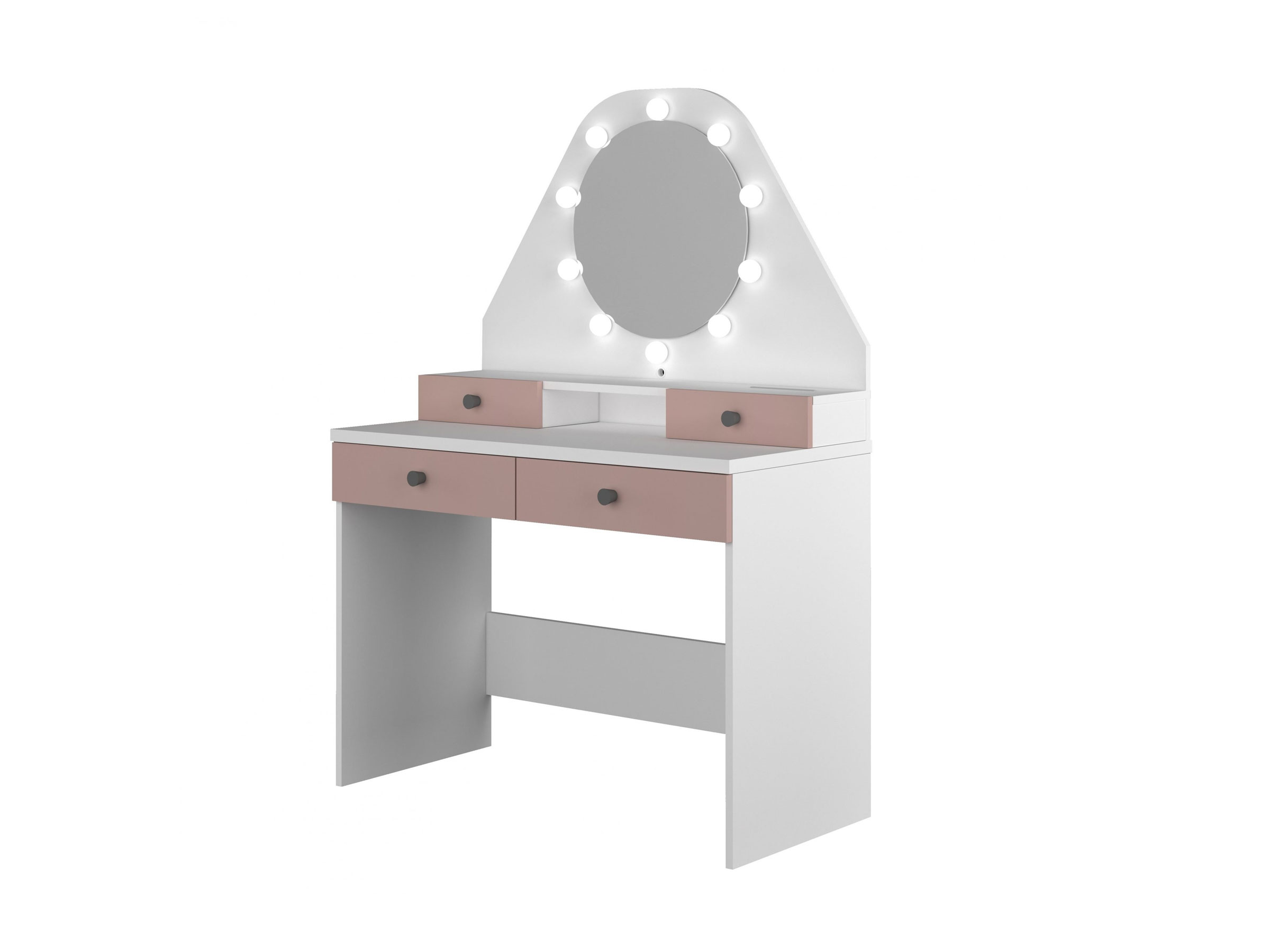 Star Sminkebord 100 - Rosa/Hvit