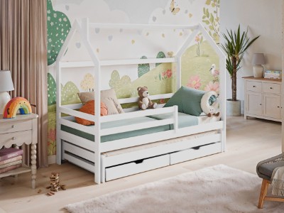 disney-husseng-med-uttrekkbar-gjesteseng-og-skuffer-90x200---hvit