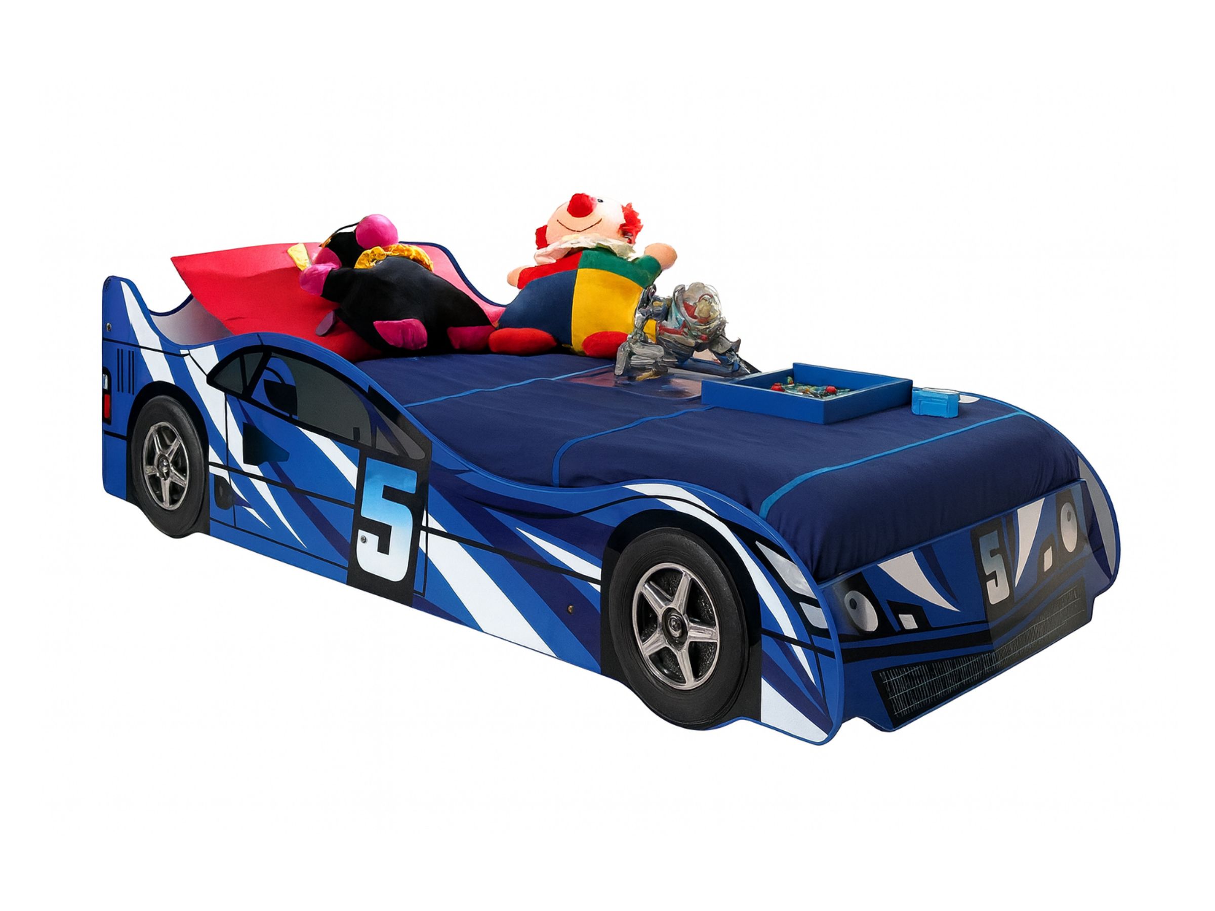 SpeedRacer 5 Bilseng 90x190 - Blå