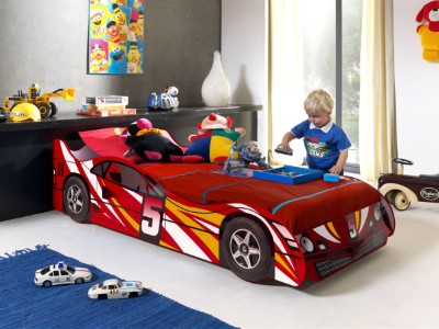 SpeedRacer 5 Bilseng 90x190 - Rød