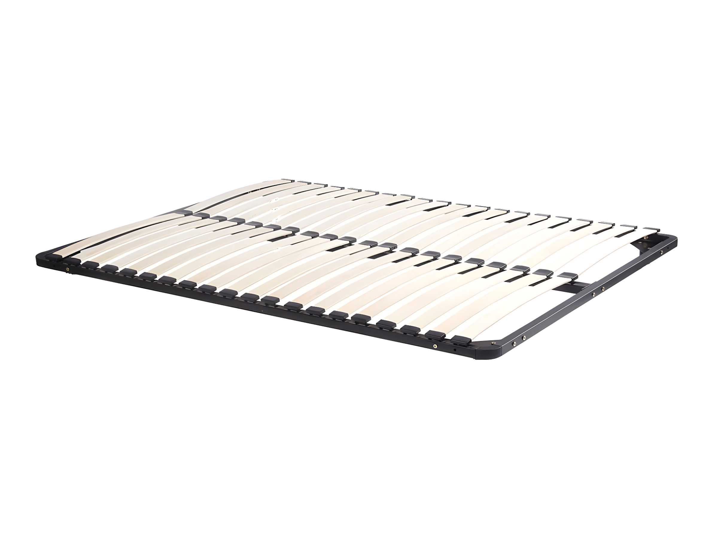 Escale Dobbeltseng med Sengegavl og Skuffer 180x200 - Japandi Eik