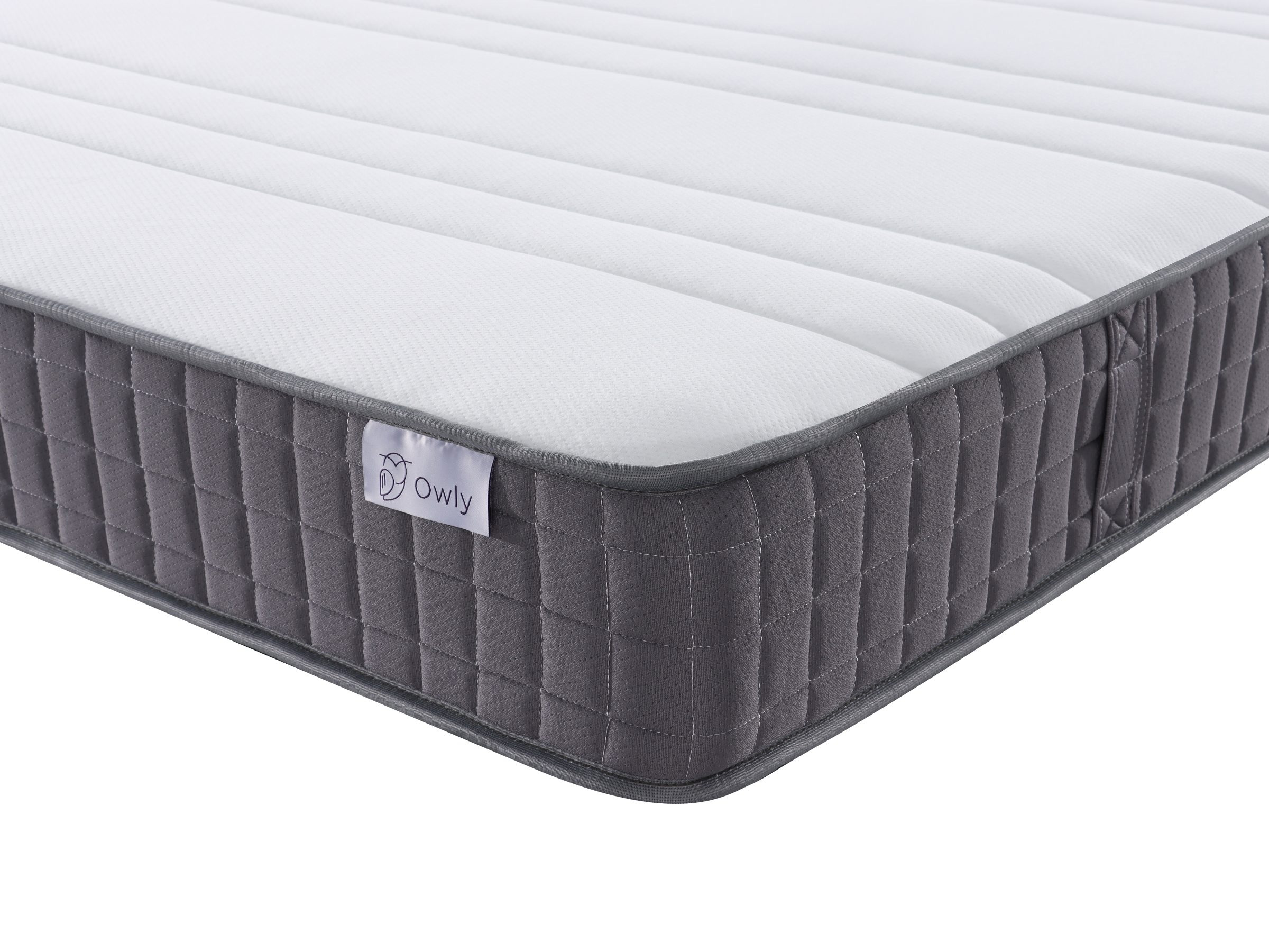 Elegance Dobbeltseng med Sengegavl 180×200 - Grå 